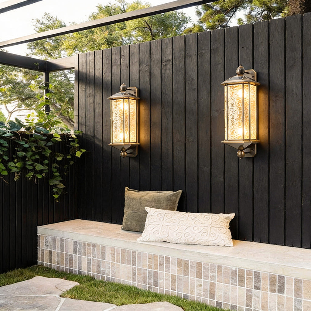 BRADSHAW COPPER GARDEN WALL SCONCE