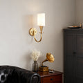 BRAMBLETON COPPER AND TEXTILE WALL SCONCE