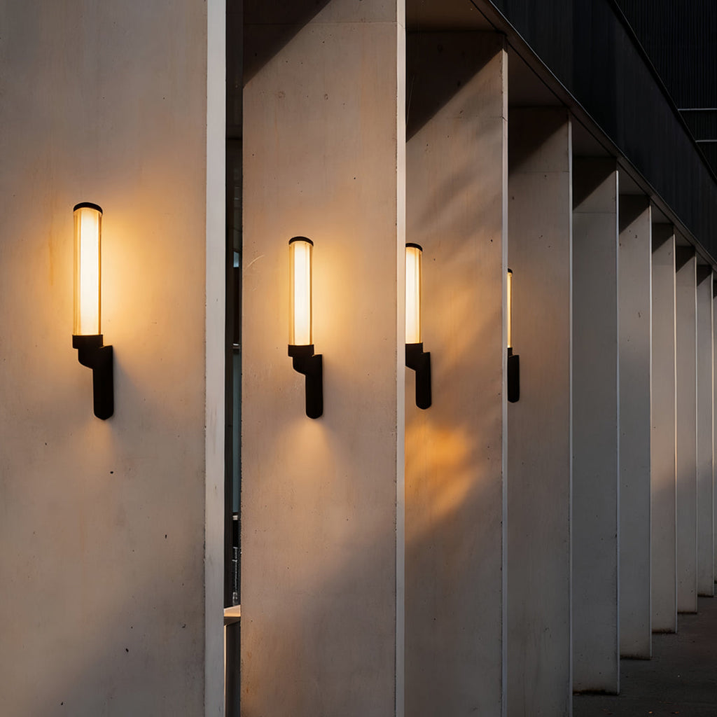 WINTHROP MODERN GLASS OUTDOOR SCONCE