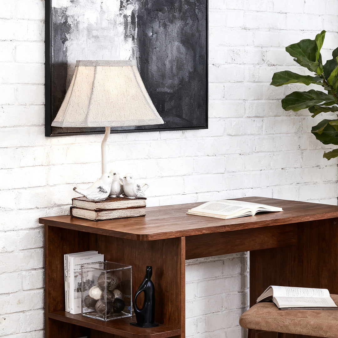 WINTHROP AVIAN STACKED BOOKS TABLE LIGHT