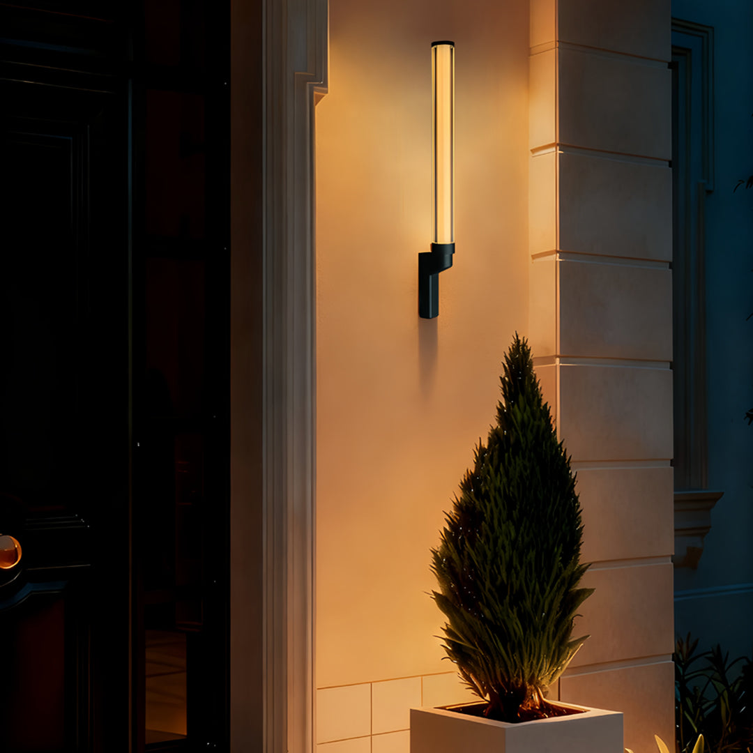 WINTHROP MODERN GLASS OUTDOOR SCONCE