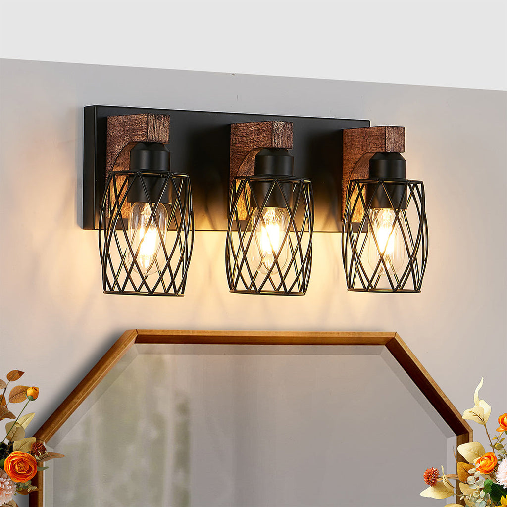 WINCHESTER METAL CAGE BATHROOM LUMINAIRE
