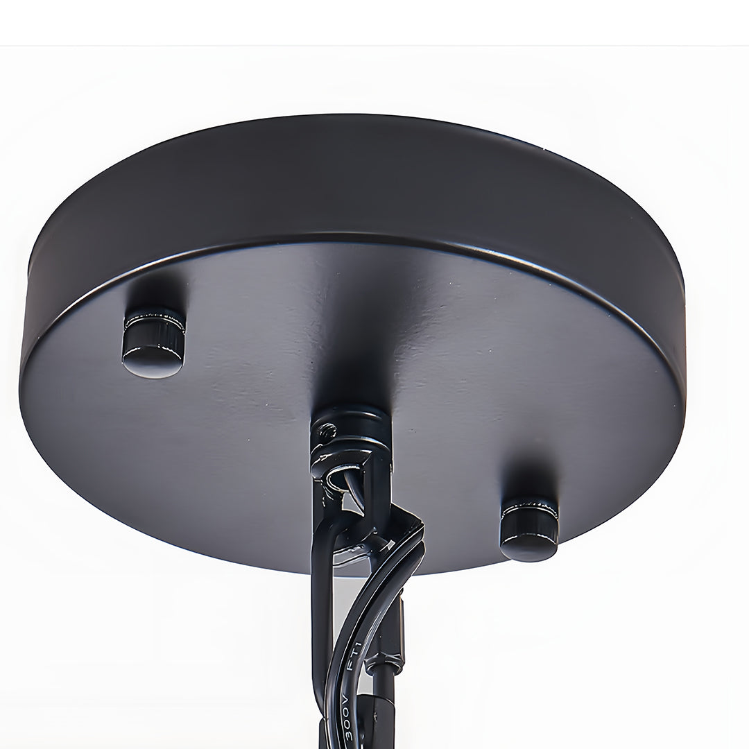 RAVENHURST IRON CAGE CYLINDRICAL PENDANT LIGHT