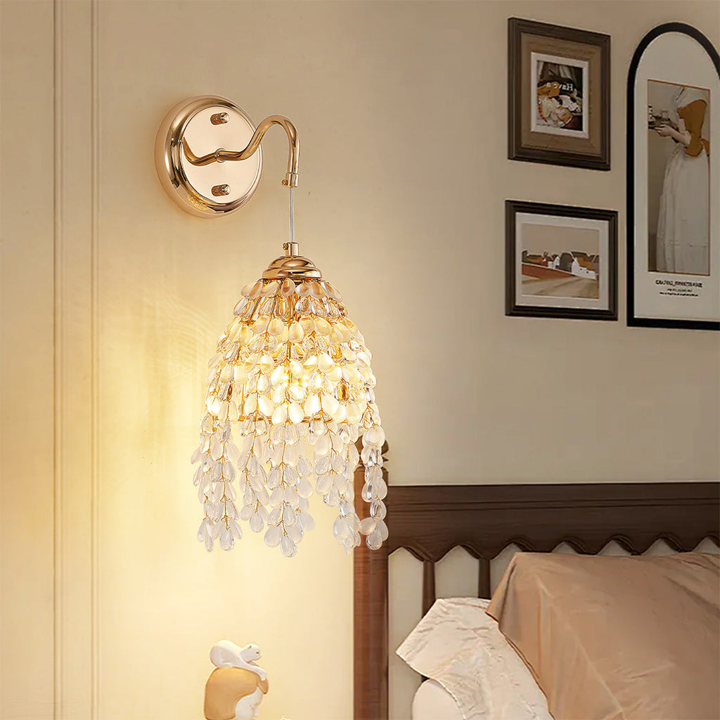 CHARLESTON CRYSTAL GLOW WALL SCONCE
