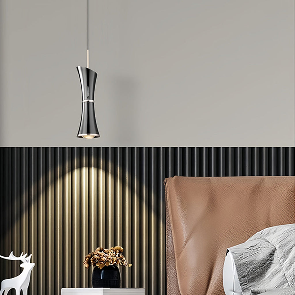 RAVENHALL HOURGLASS INSPIRATION BLACK PENDANT LIGHT