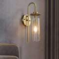 BRACKENDALE CRACKLED GLASS COPPER WALL SCONCE
