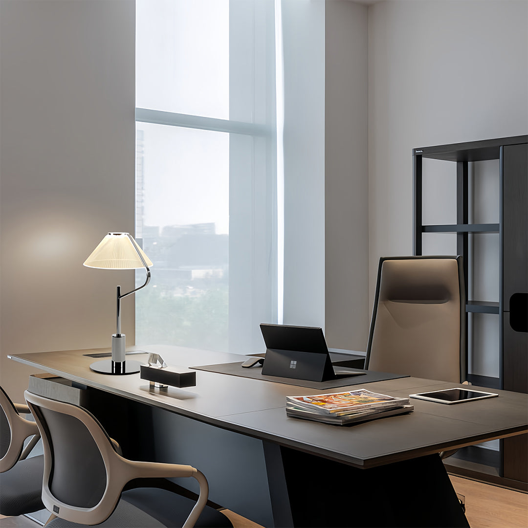 WINTHROP CHROME ACRYLIC LED FLOOR LAMP