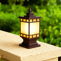 WINTHROP CAST IRON OUTDOOR LANTERN POST LIGHT