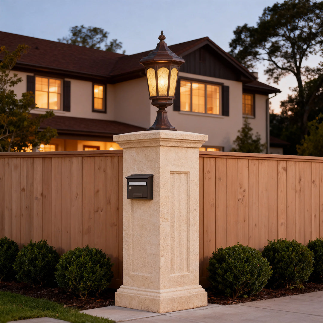 WINTERBOURNE VINTAGE BRONZE OUTDOOR PATH LIGHT