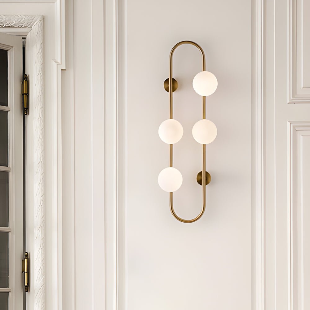 WINDSOR BUBBLE GLASS TRIO WALL SCONCE LIGHTING