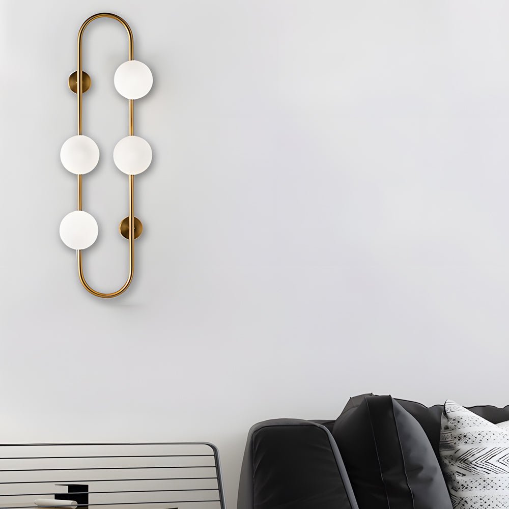 WINDSOR BUBBLE GLASS TRIO WALL SCONCE LIGHTING