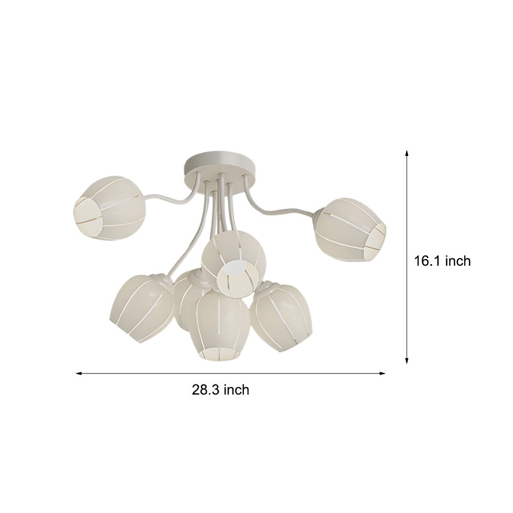 VERDANTIA FRENCH GARDEN MULTI-LIGHT CHANDELIER WITH DIMMING FUNCTION