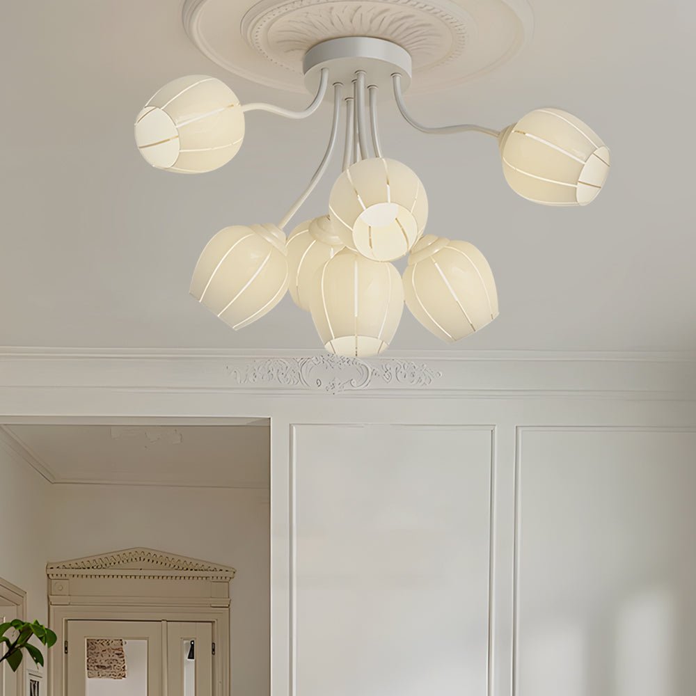 VERDANTIA FRENCH GARDEN MULTI-LIGHT CHANDELIER WITH DIMMING FUNCTION