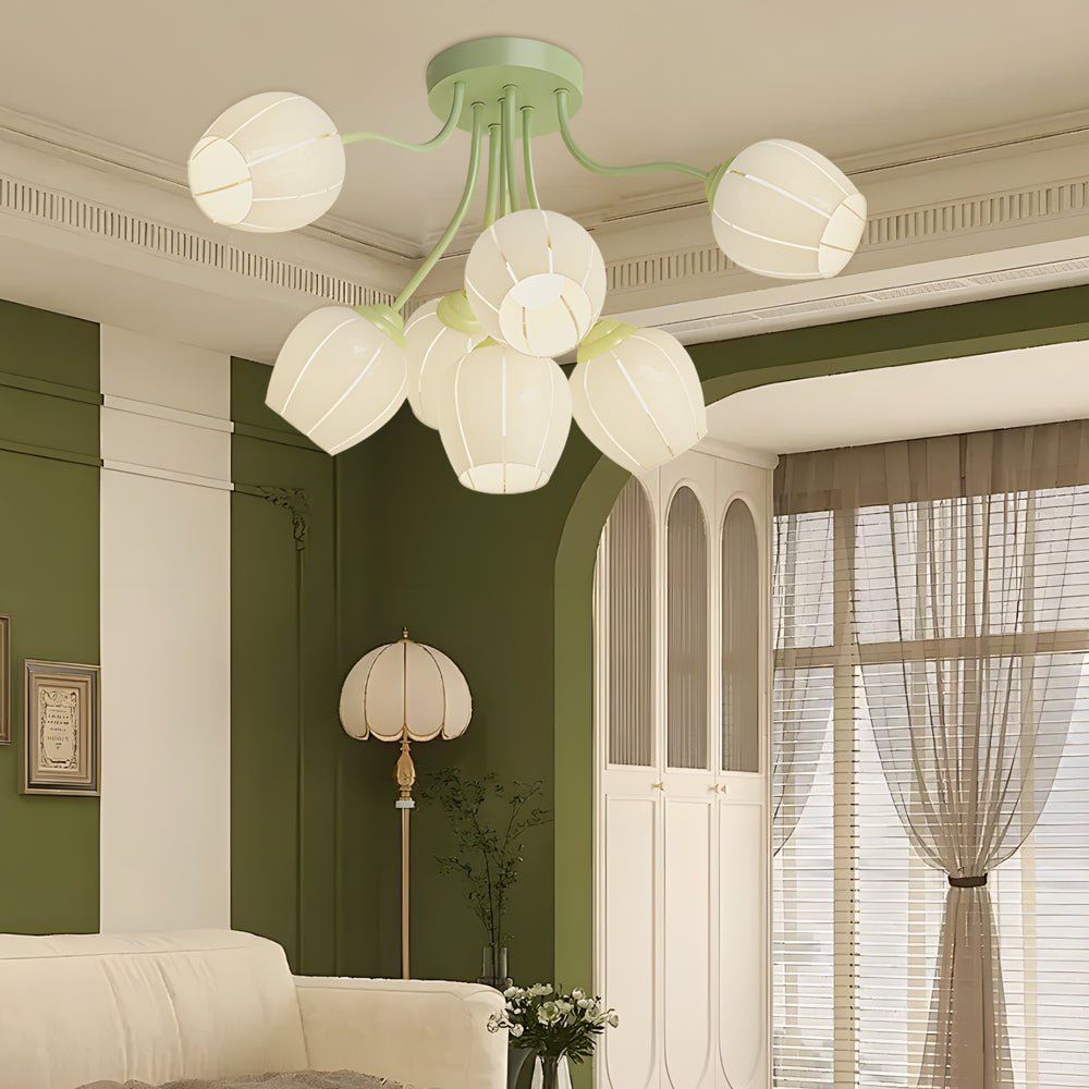 VERDANTIA FRENCH GARDEN MULTI-LIGHT CHANDELIER WITH DIMMING FUNCTION