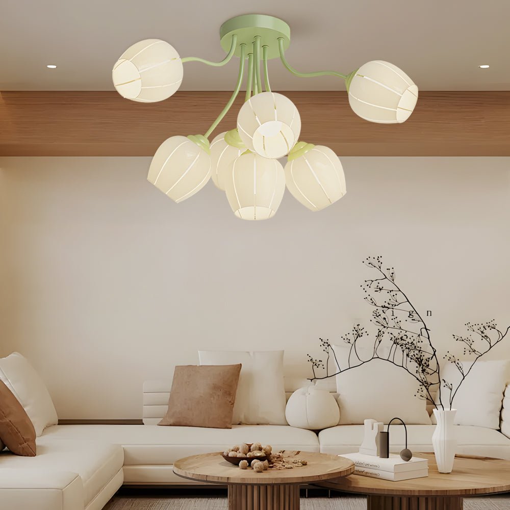 VERDANTIA FRENCH GARDEN MULTI-LIGHT CHANDELIER WITH DIMMING FUNCTION