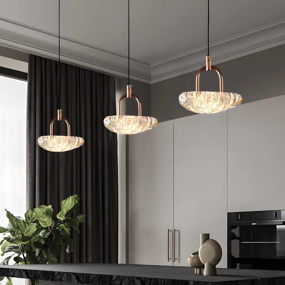 WINTERBOURNE ACRYLIC GLOBE PENDANT WITH TRIPLE DIMMING OPTIONS