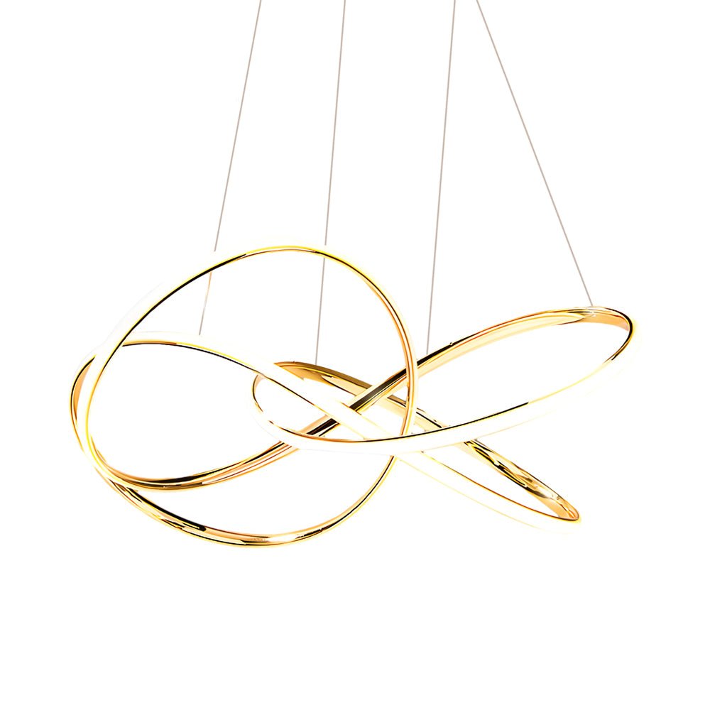 WINTERBOURNE CURVILINEAR LED CHANDELIER WITH TRIPLE DIMMING OPTION