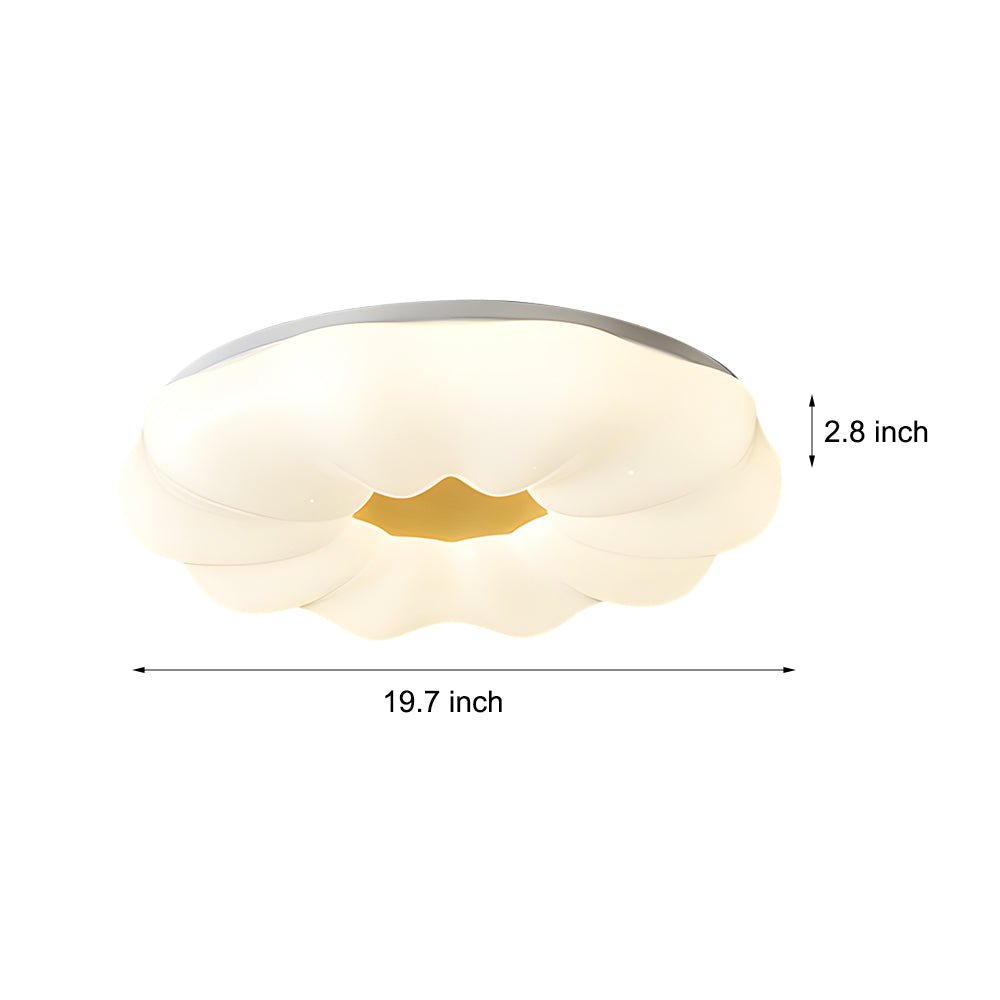 WINDSOR FLORAL ACRYLIC TRILOGY CEILING LIGHT