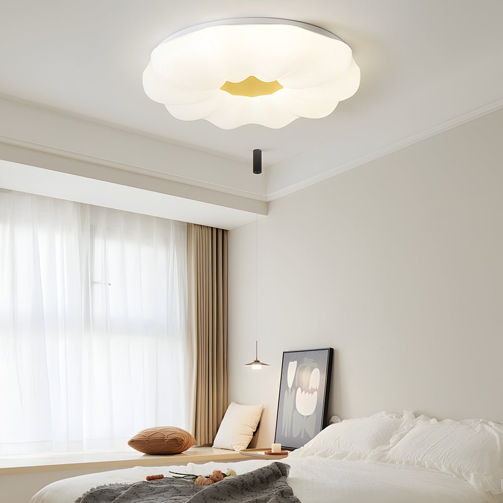 WINDSOR FLORAL ACRYLIC TRILOGY CEILING LIGHT