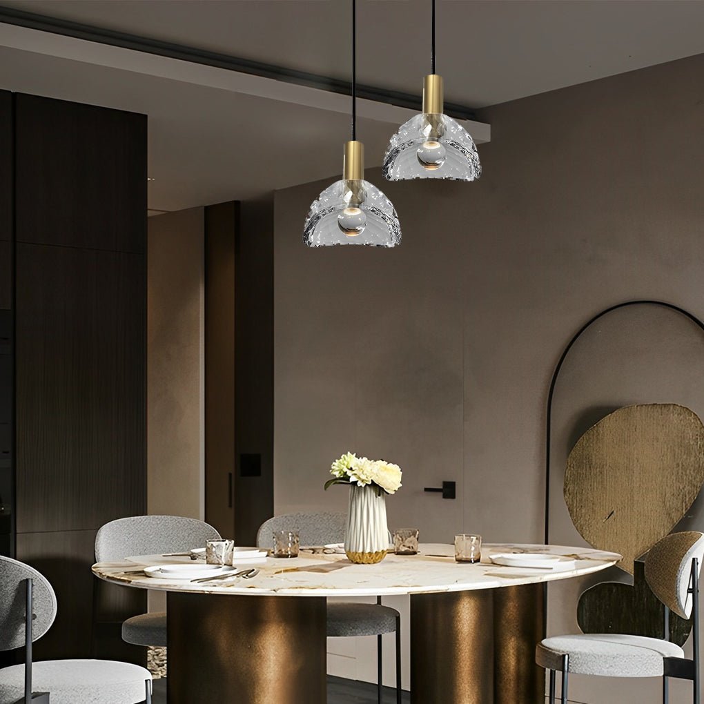 BRYNFORD CRYSTAL GLOW PENDANT LIGHT