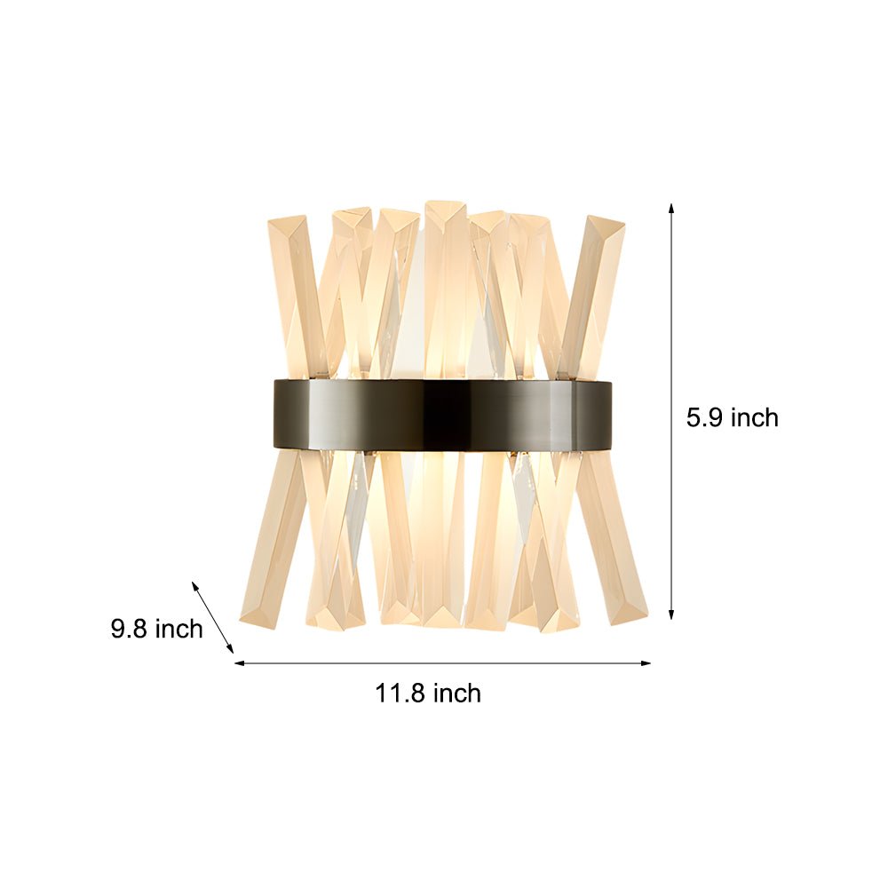 WINTHORPE CRYSTAL RAY WALL SCONCE