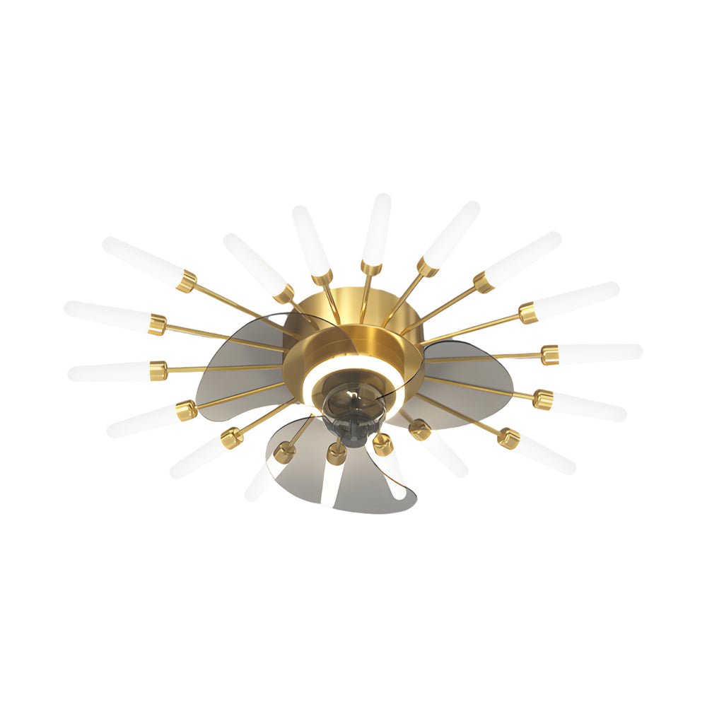 WINTERBOURNE BLOOMING WHIRL CEILING FAN WITH DIMMABLE LIGHTS
