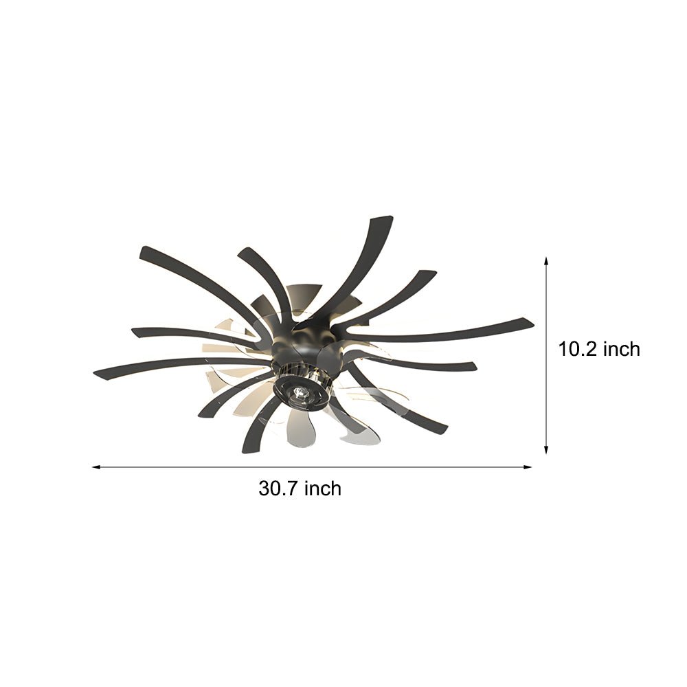 FLORENTINE TRIO DIMMERED CEILING FAN WITH ILLUMINATION