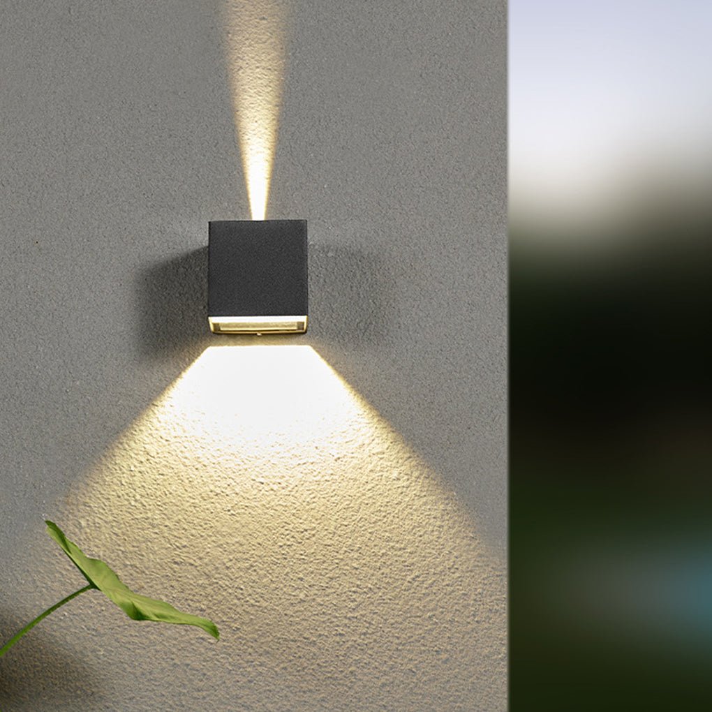 WINSLOW RADIANCE UP-DOWN OUTDOOR SCONCE"  
2. "HARTLEY ILLUMINATED WALL ART LIGHTING"  
3. "GRENADIER DUAL-FLOW LED EXTERIOR LAMP"  
4. "BELLAMY MODERN ASCENT WALL LIGHT"  
5. "DUNWICH LUMINARY UPWARD-DOWNWARD SCONCE"  
6. "TAVISTOCK TWILIGHT OUTDOOR WALL