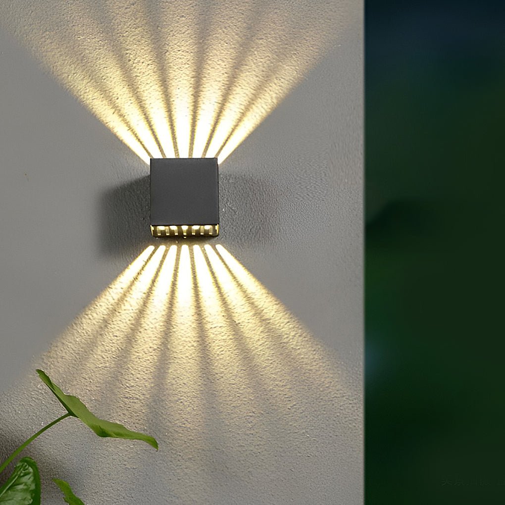 WINSLOW RADIANCE UP-DOWN OUTDOOR SCONCE"  
2. "HARTLEY ILLUMINATED WALL ART LIGHTING"  
3. "GRENADIER DUAL-FLOW LED EXTERIOR LAMP"  
4. "BELLAMY MODERN ASCENT WALL LIGHT"  
5. "DUNWICH LUMINARY UPWARD-DOWNWARD SCONCE"  
6. "TAVISTOCK TWILIGHT OUTDOOR WALL