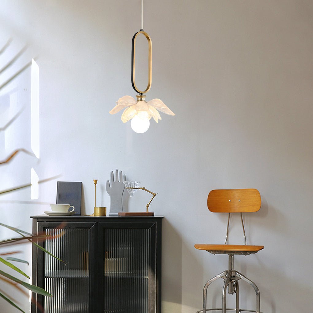 FLORENCE COPPER GLOW OVAL PENDANT LIGHT