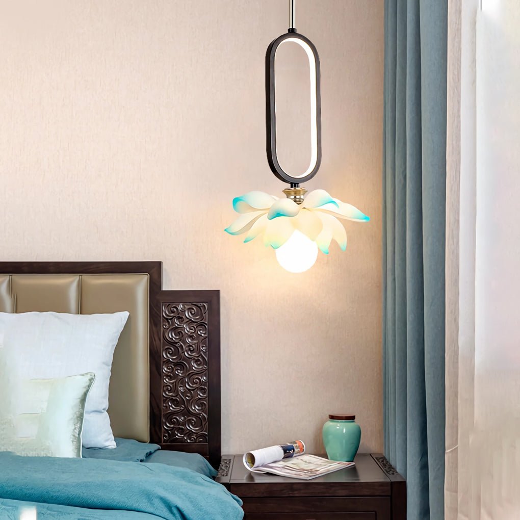 FLORENCE COPPER GLOW OVAL PENDANT LIGHT