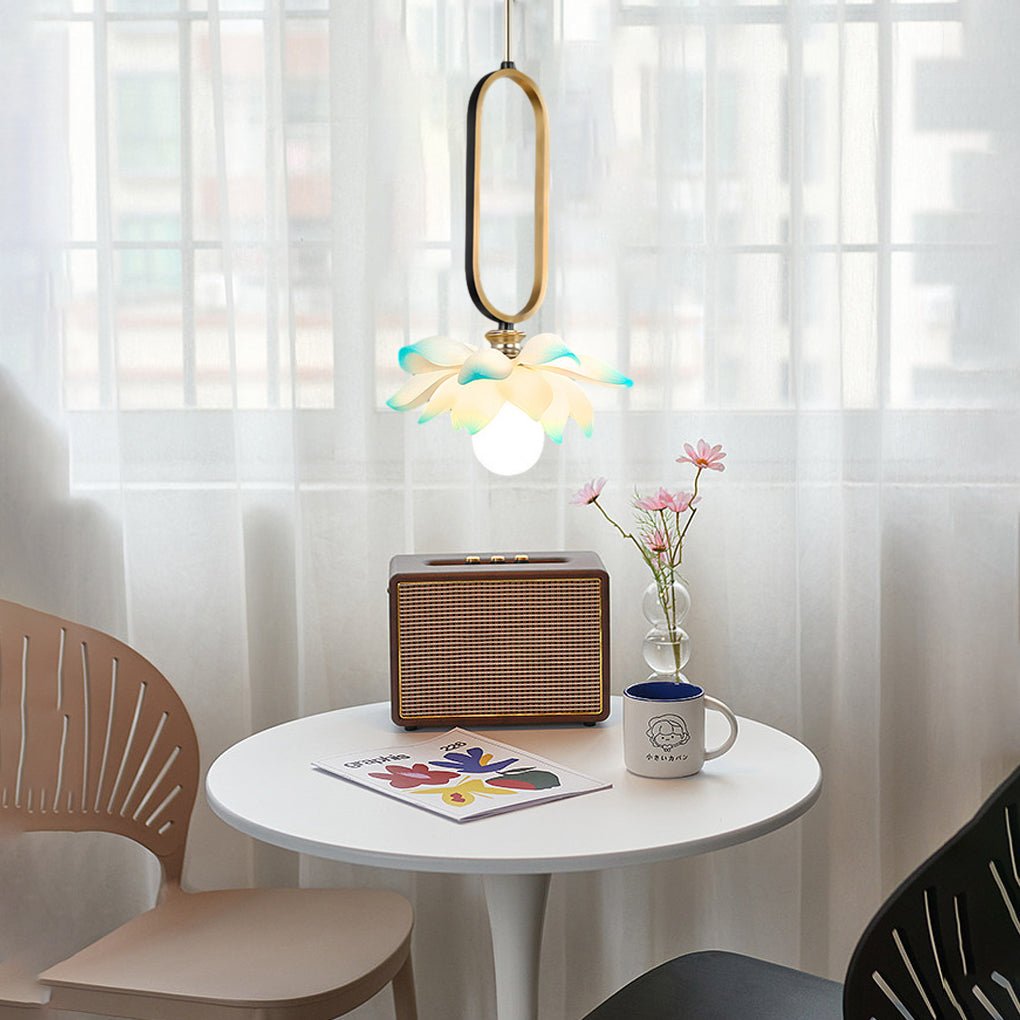 FLORENCE COPPER GLOW OVAL PENDANT LIGHT