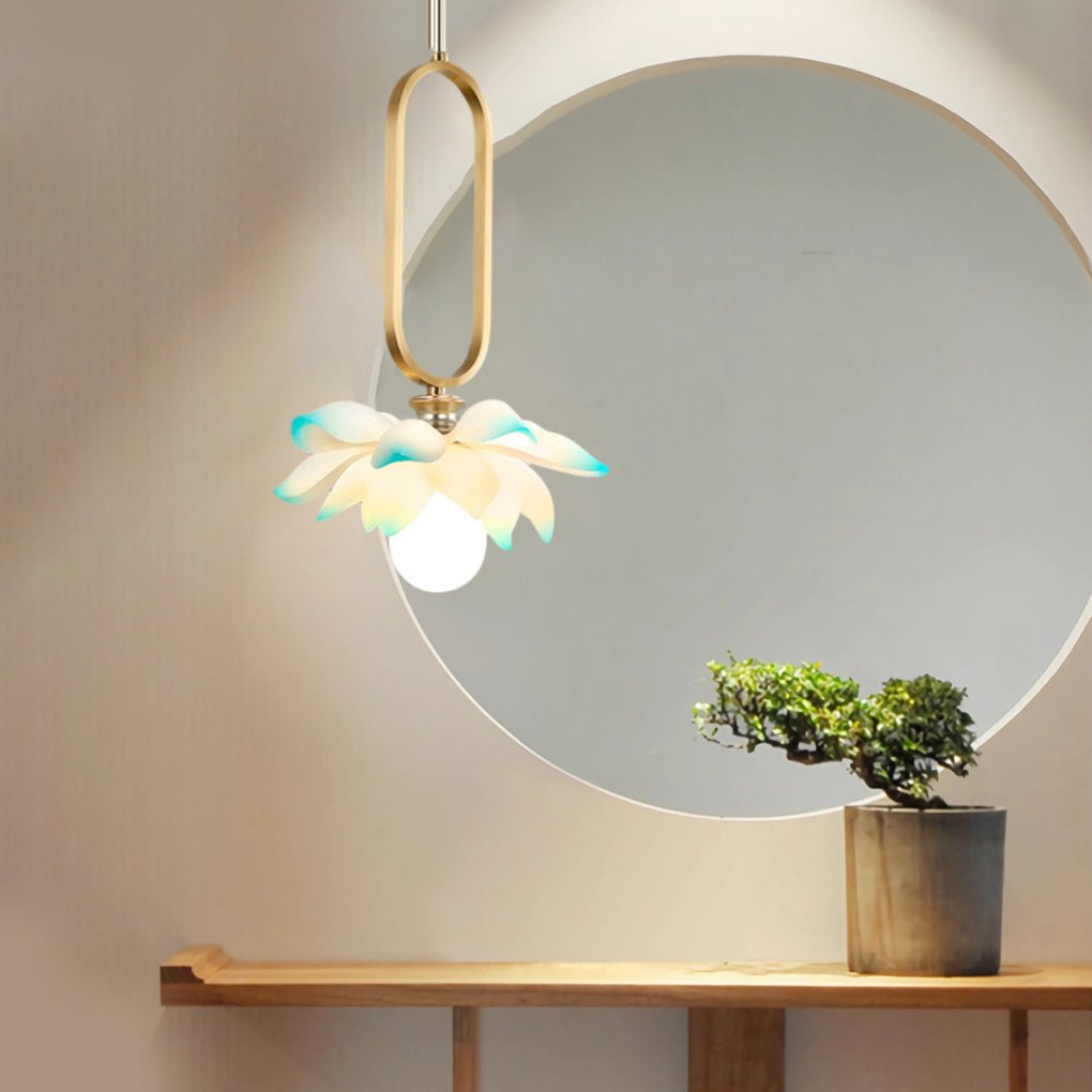FLORENCE COPPER GLOW OVAL PENDANT LIGHT