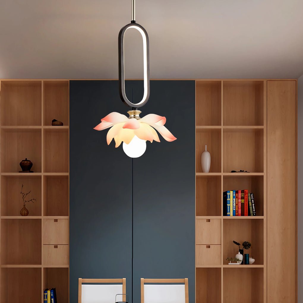 FLORENCE COPPER GLOW OVAL PENDANT LIGHT