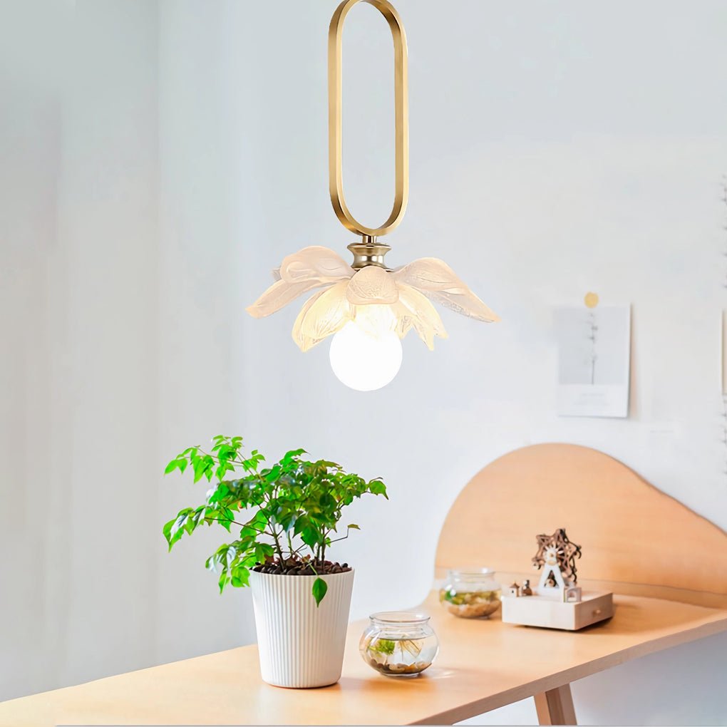 FLORENCE COPPER GLOW OVAL PENDANT LIGHT