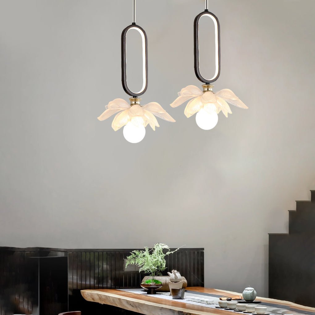 FLORENCE COPPER GLOW OVAL PENDANT LIGHT