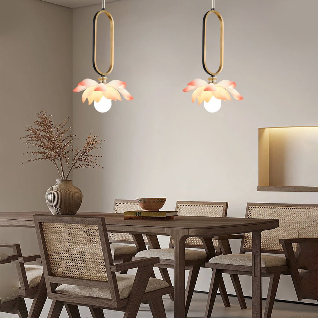 FLORENCE COPPER GLOW OVAL PENDANT LIGHT