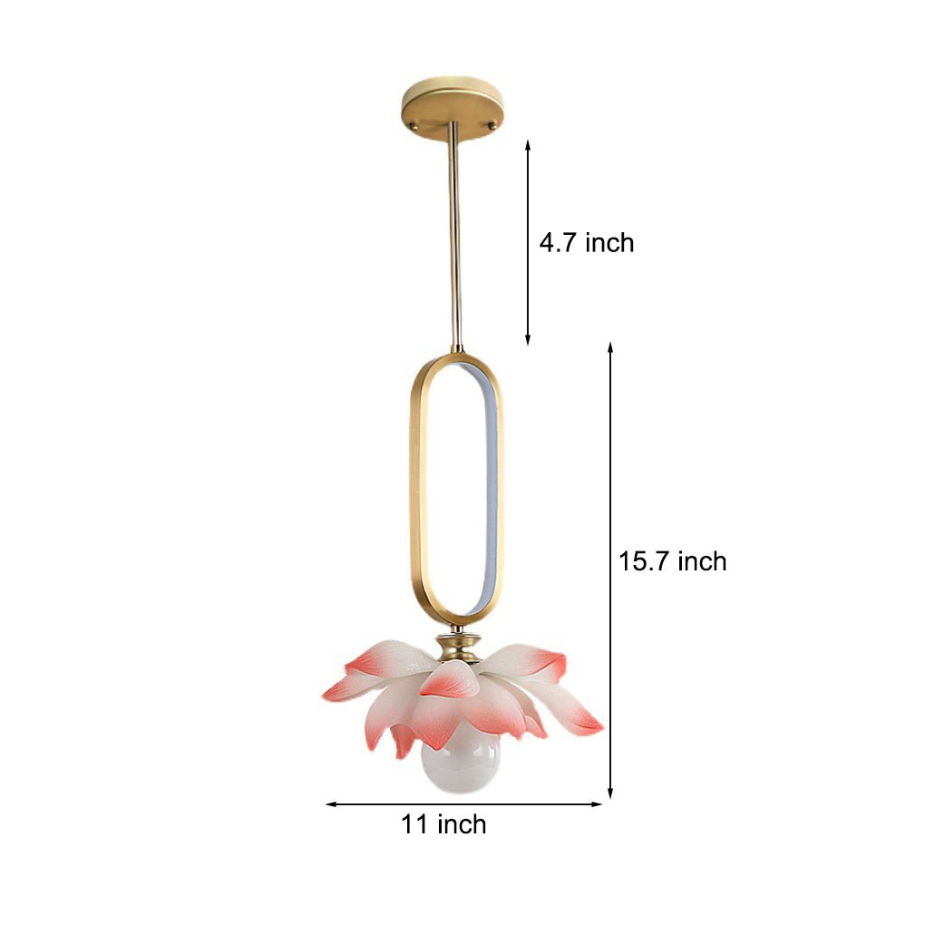 FLORENCE COPPER GLOW OVAL PENDANT LIGHT