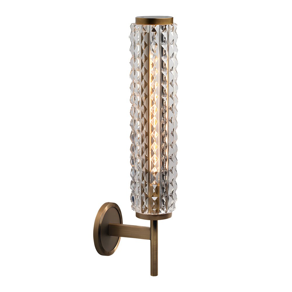WINTHROP COPPER-FRAMED GLASS WALL SCONCE FOR INTERIOR AMBIENCE