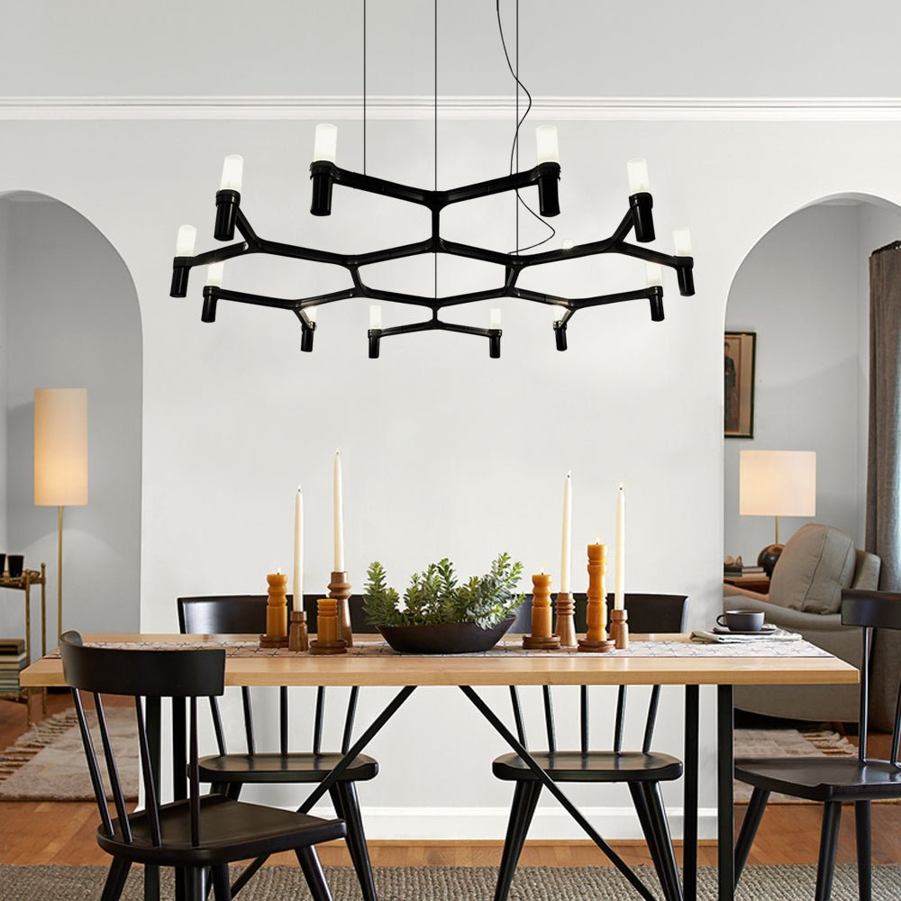THISTLEWOOD ARTISANAL GEOMETRIC LED CEILING LIGHT