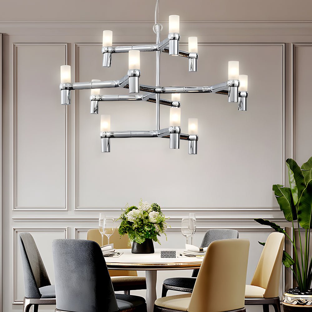 THISTLEWOOD ARTISANAL GEOMETRIC LED CEILING LIGHT