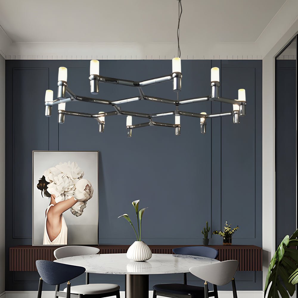THISTLEWOOD ARTISANAL GEOMETRIC LED CEILING LIGHT