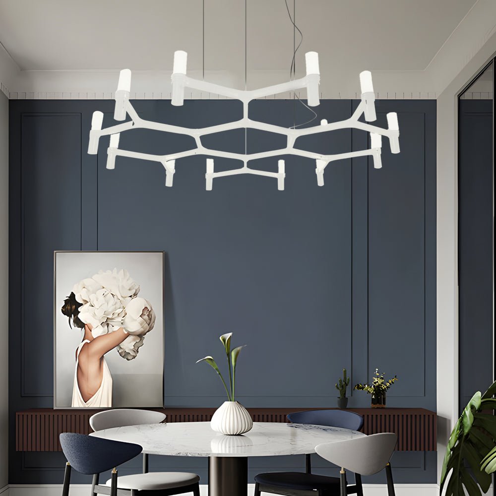 THISTLEWOOD ARTISANAL GEOMETRIC LED CEILING LIGHT