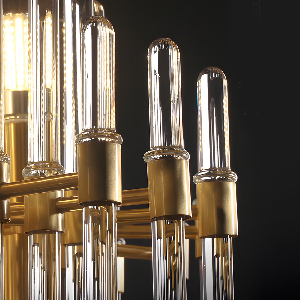 WINTERBOURNE COPPER TUBE ILLUMINATION CHANDELIER