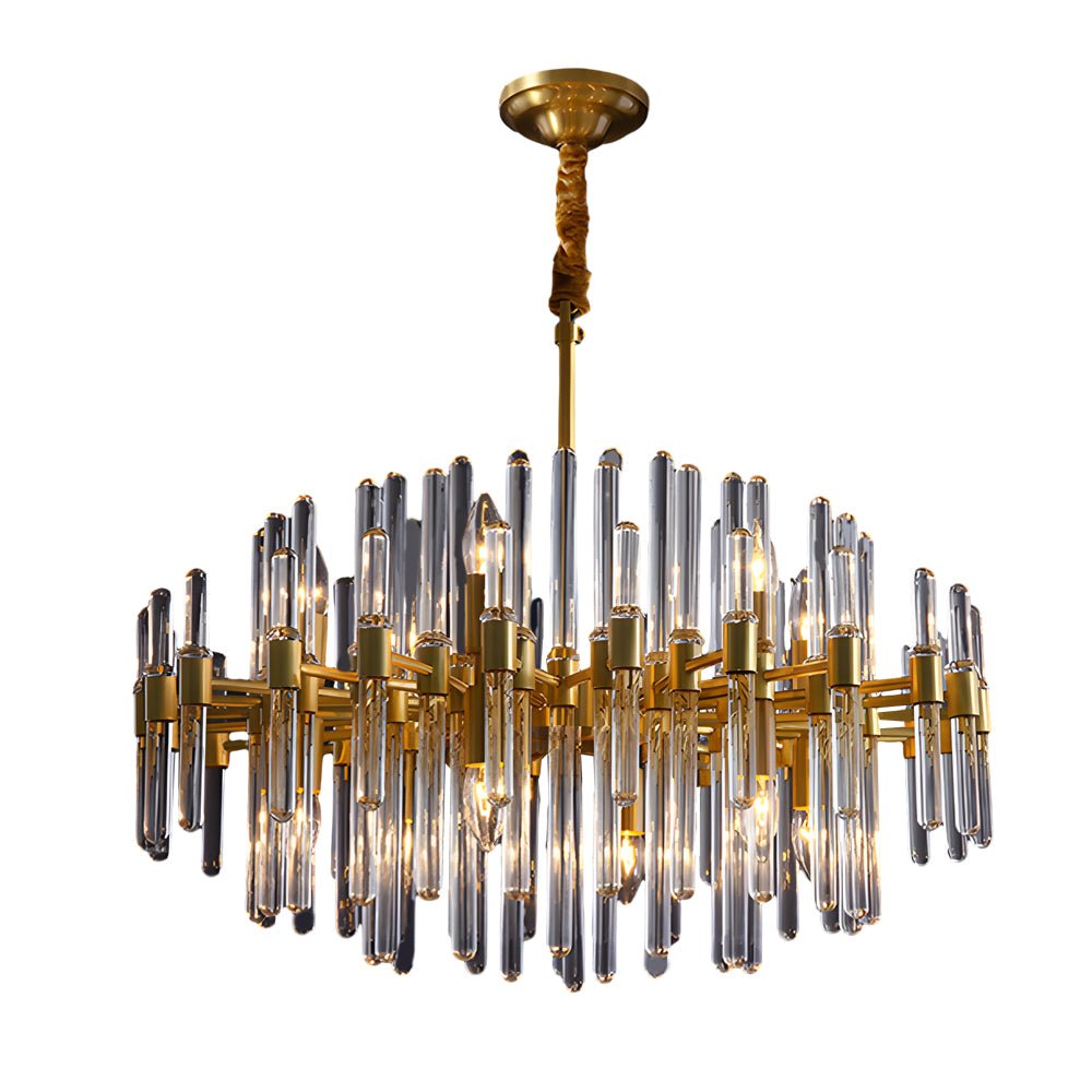 WINTERBOURNE COPPER TUBE ILLUMINATION CHANDELIER