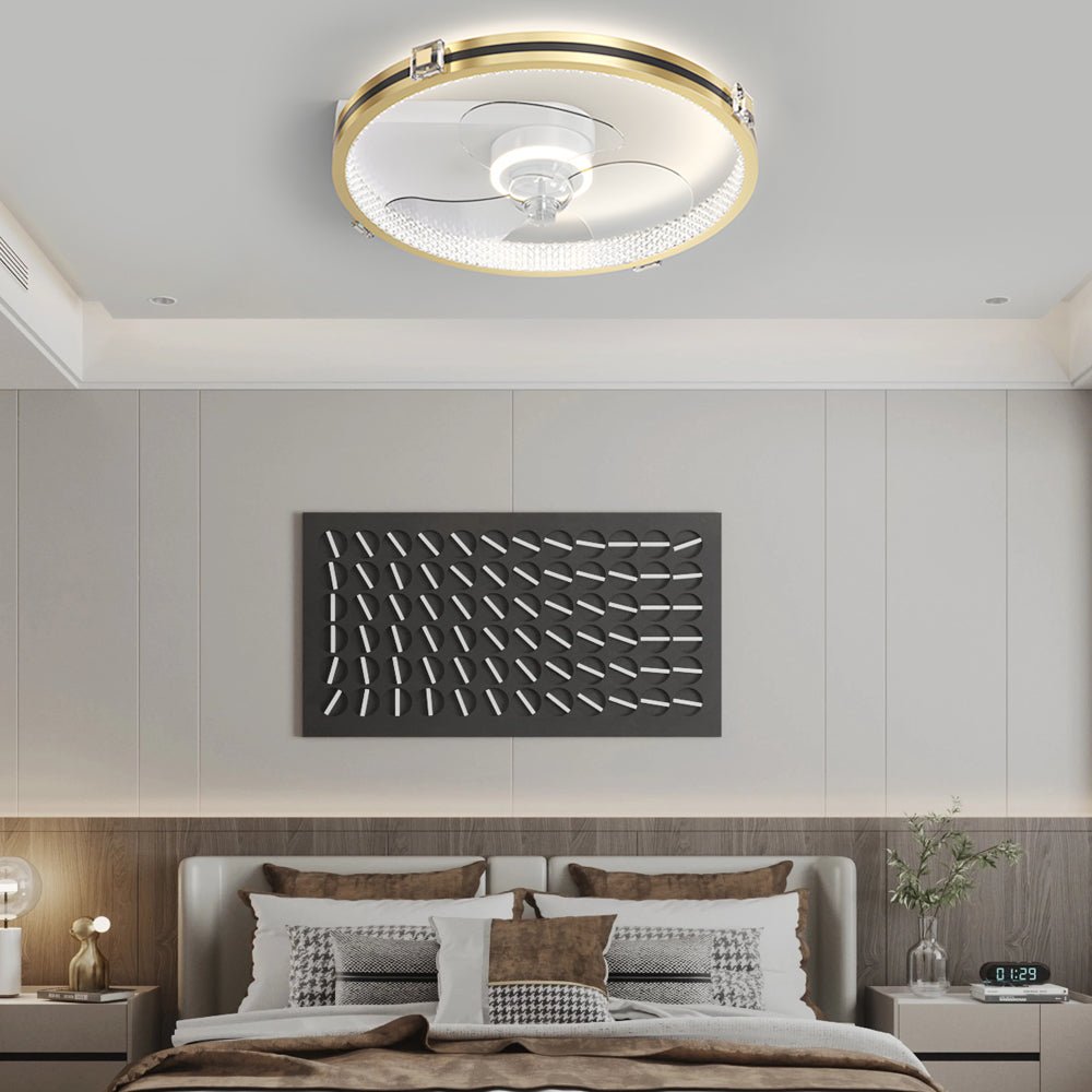 WINDSOR GLEAM LED TRIPLE DIMMER CEILING FAN WITH ILLUMINATION