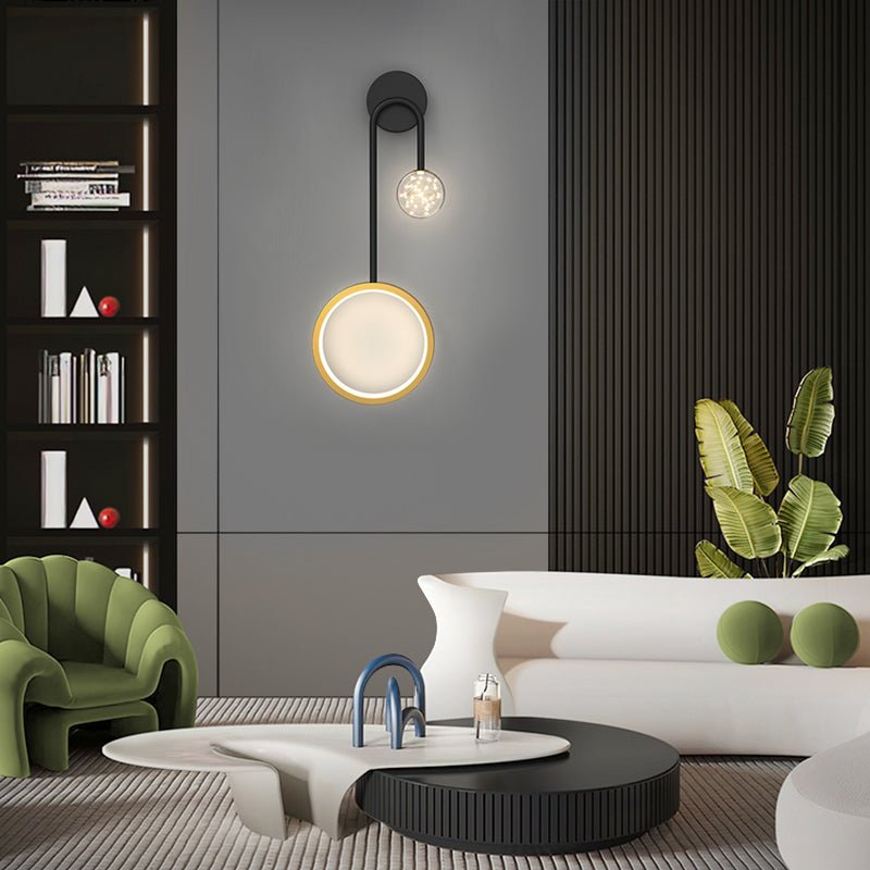 WINDSOR STARLIGHT TRIO DIMMABLE WALL SCONCE WITH FOCAL SPOTLIGHTS