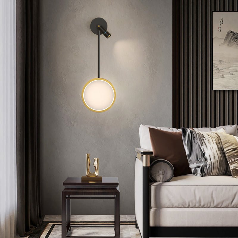 WINDSOR STARLIGHT TRIO DIMMABLE WALL SCONCE WITH FOCAL SPOTLIGHTS