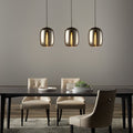 RAVENSTEAD GLASS TWISTED SPIRAL PENDANT LIGHT
