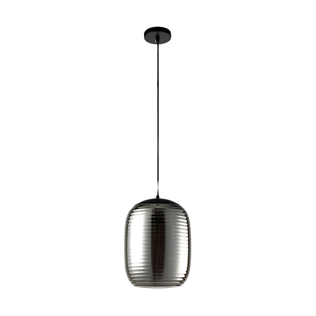 RAVENSTEAD GLASS TWISTED SPIRAL PENDANT LIGHT